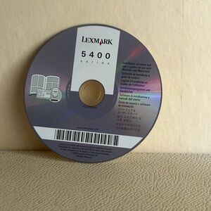 Lexmark 5400 Printer Installation Disk